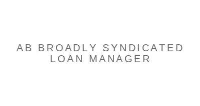 Ab Broadly Syndicated Loan Manager LLC Ab Broadly Syndicated Loan Manager LLC logo
